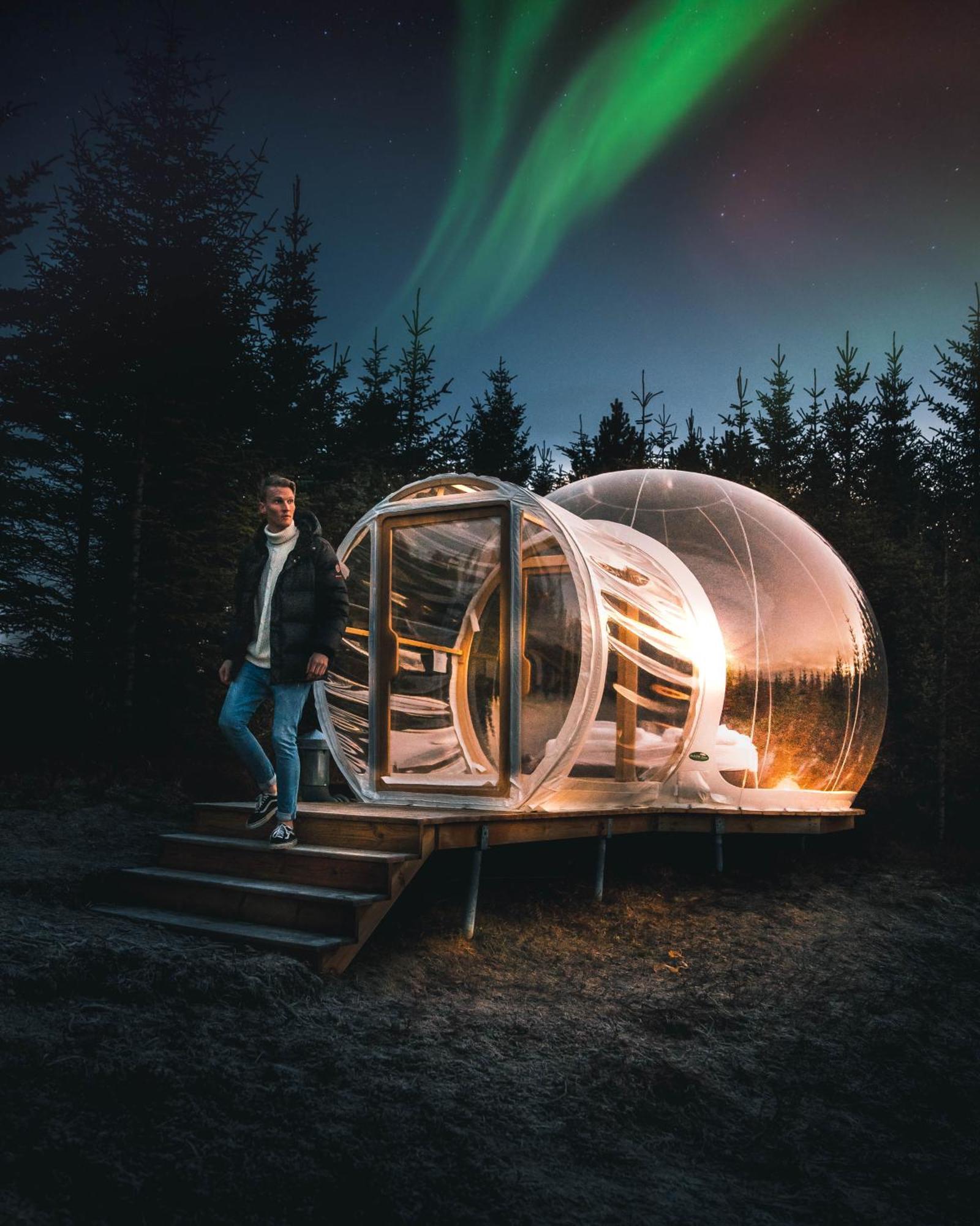 Buubble Hotel - Hrosshagi Selfoss Exteriör bild